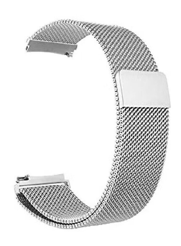 

Generic Stainless Steel Mesh Watch Band for Samsung Galaxy Watch 4, Silver