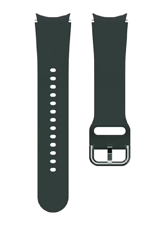 Soft Silicone Sport Band For Samsung Watch 4/Watch 4 Classic, Dark Green