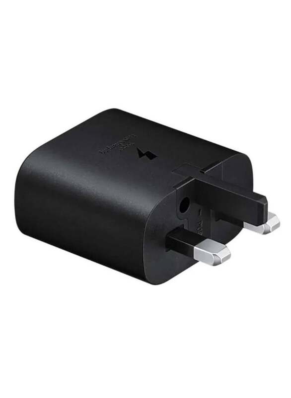 Fast Charging Travel Adapter Wall Charger 3-Pin with Type-C Cable