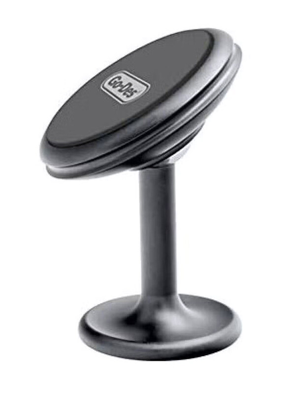 

Go-Des Adjustable Dashboard Magnetic Car Phone Holder & Mount, Black