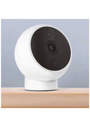 XiuWoo Home Security Camera 2K Magnetic Mount, White