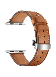 Replacement Band For Apple Watch Series 1/2/3/4 40/38 mm, Brown