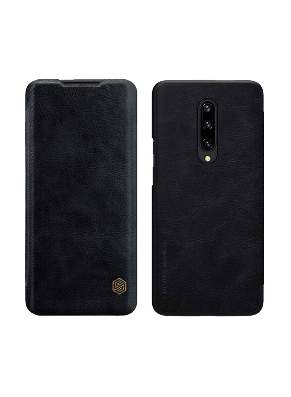 

Nillkin OnePlus 7 Pro Leather Mobile Phone Case Cover, Black
