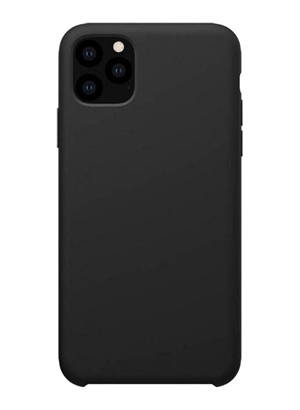 

Generic Apple iPhone 11 Pro Max 6.5 Inch Rear Silicone Mobile Phone Back Case Cover, Black