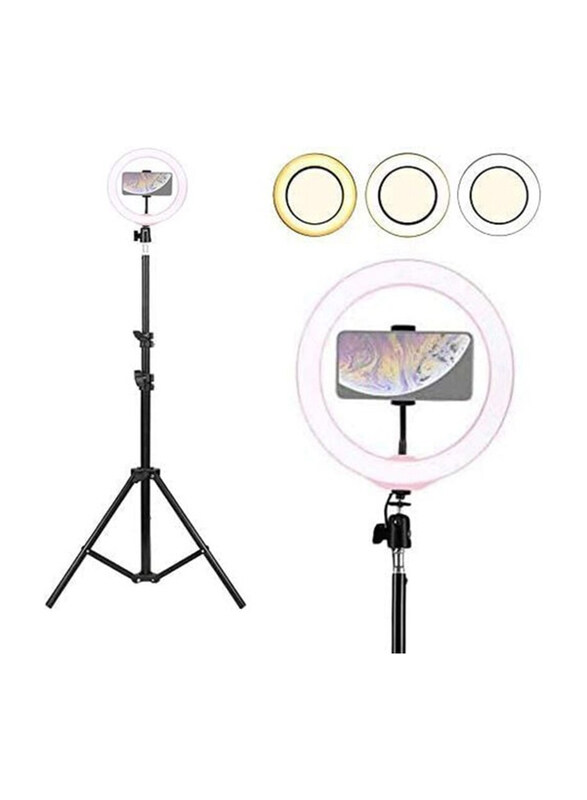 

Generic 60cm UK Plus Selfie Ring Light with Tripod Stand, White/Black