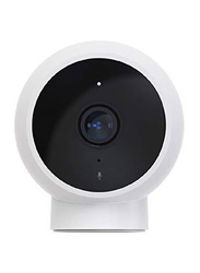 Home Security Camera 2K Magnetic Mount, White