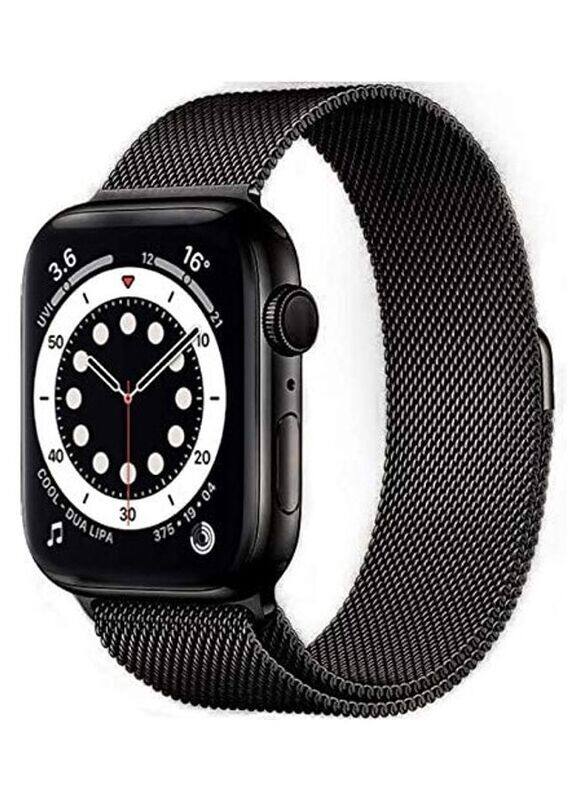 

Euro Replacement Band For Apple Watch Series SE/6/5/4/3/2/1 42/44 mm Black