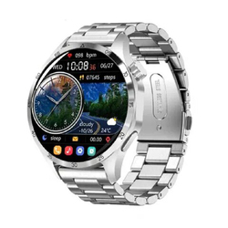 Hyx Fitness Smart Watches with Sports, Answer Make Calls, Blood Oxygen, Heart Rate, Sleep Monitor & IP68 Waterproof, Silver