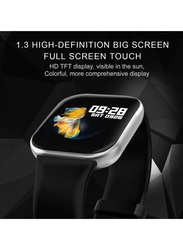 X16 1.3-inch Bluetooth Smartwatch, Black
