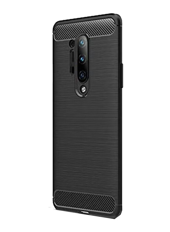 

Generic OnePlus 8 Pro TPU Shock Absorption Technology Raised Bezels Protective Mobile Phone Back Cover, Black