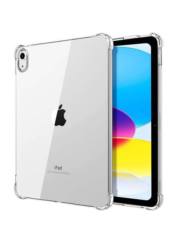 

Generic Apple iPad 10th Generation 10.9'' 2022 Ultra Clear Soft Flexible Transparent Bumper Tablet Back Case Cover, Clear