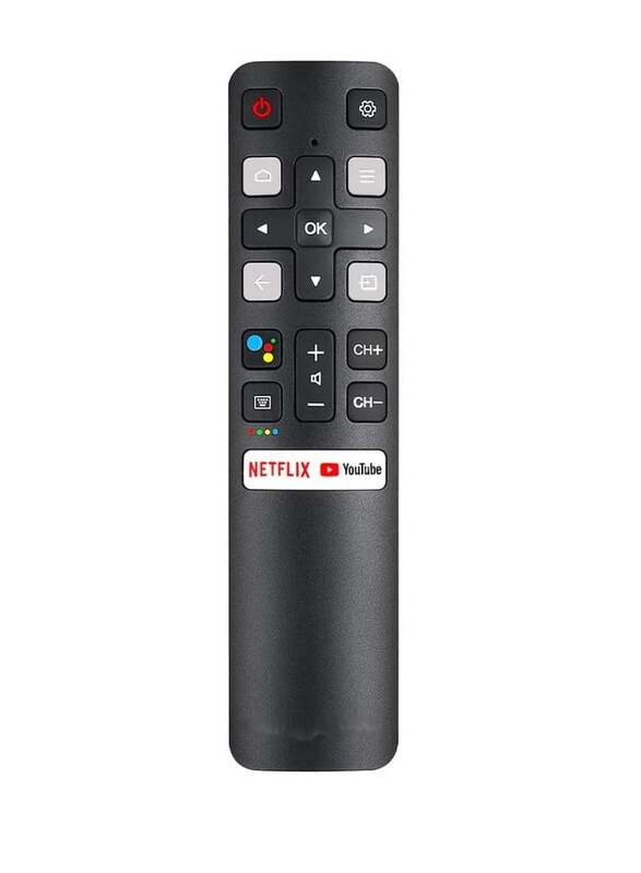 New Replacement Voice Command Remote Control For All Android 4K UHD TCL Smart Televisions Black