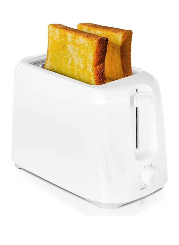 

Xiuwoo 2 Slice Bread Toaster with Removable Crumb Tray, 700W, White