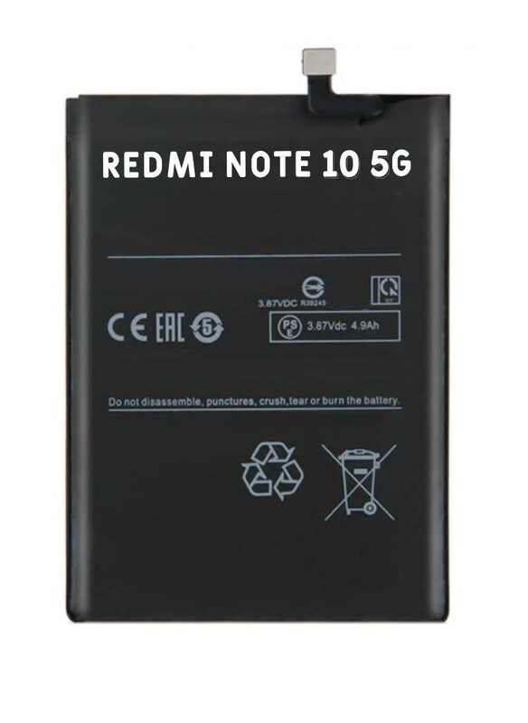 

Hyx Xiaomi Redmi Note 10 5G Replacement High Quality Original Battery, Black