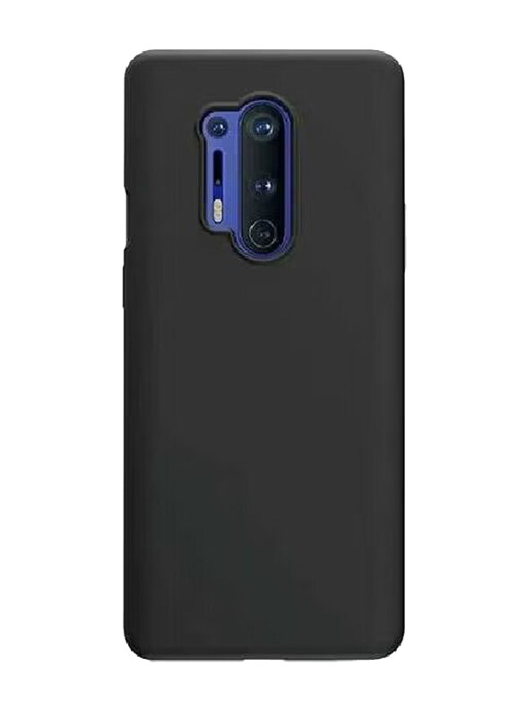 

Generic OnePlus 9 Pro Silicone Protective Mobile Phone Back Case Cover, Black