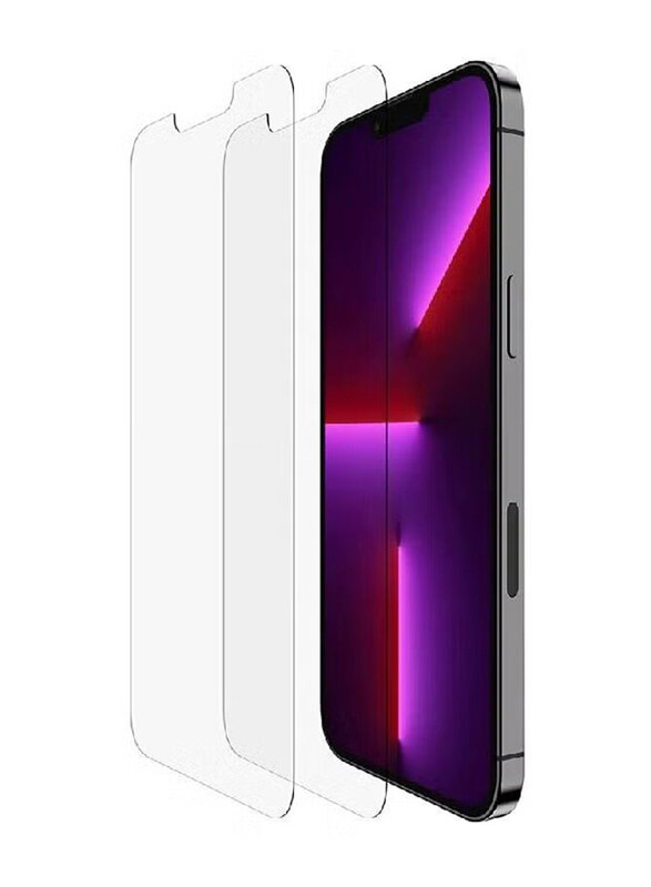 

Generic Apple iPhone 13 Pro Tempered Glass Screen Protector, 2 Pieces, Clear