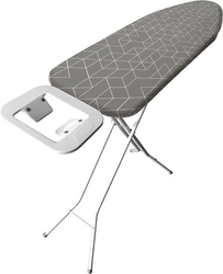 Ironing Board with Padded Cotton Cover, Grey