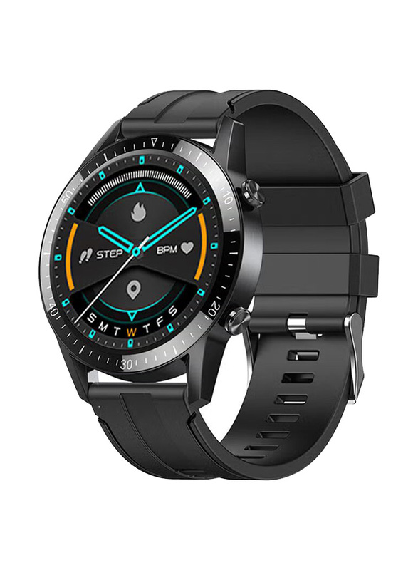 TM02 Waterproof Touch Screen Smartwatch, Black