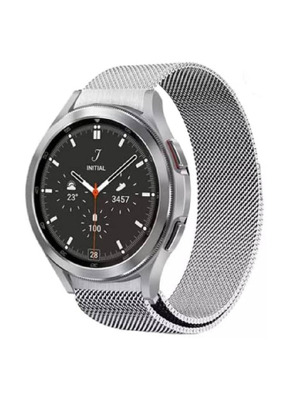 Stainless Steel Mesh Band for Samsung Galaxy Watch 4, Silver