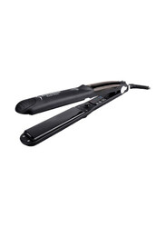 Professional Dual-Use Steam Hair Straightener, Black