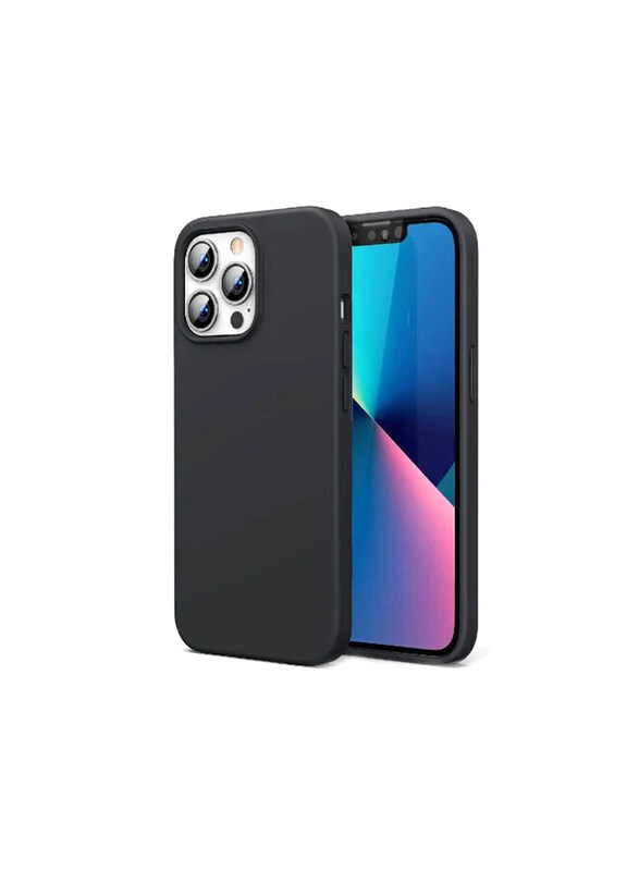 

Generic Apple iPhone 13 Pro Max Silicone Mobile Phone Case Cover, Black
