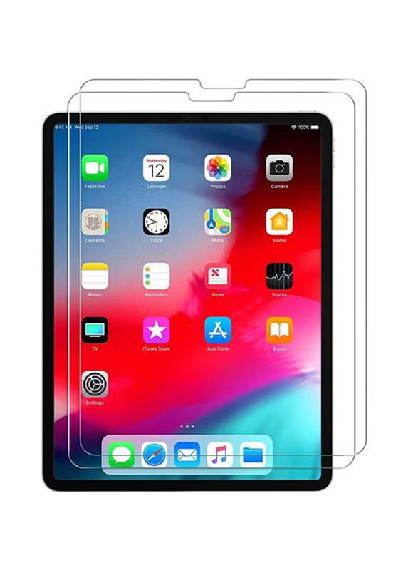 

Generic Apple iPad Pro 12.9 (2020) Tempered Glass Screen Protector, 2-Pieces, Clear