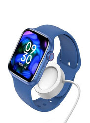 Smart 44mm Smartwatch, Health Tracker/Blood Oxygen and Heart Rate Monitoring Long Standby Bluetooth, Blue
