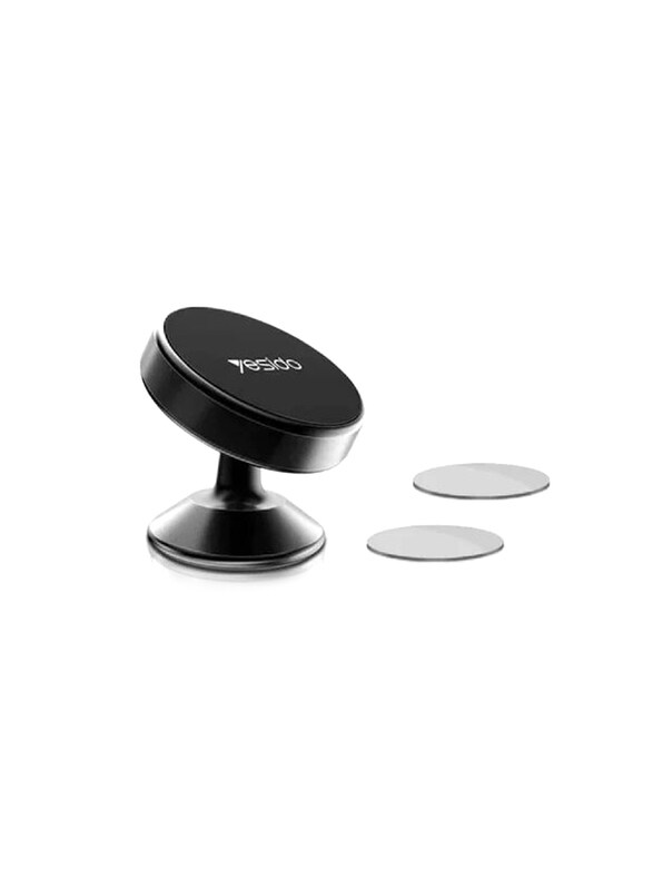 

Yesido 360 Angle Adjustable Universal Magnetic Mobile Phone Mount Holder, Black