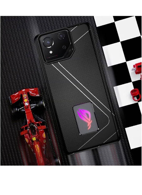 

Generic Asus Rog Phone 8/Rog 8 Pro Silicone Mobile Phone Case Cover, Black