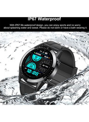 TM02 Waterproof Touch Screen Smartwatch, Black