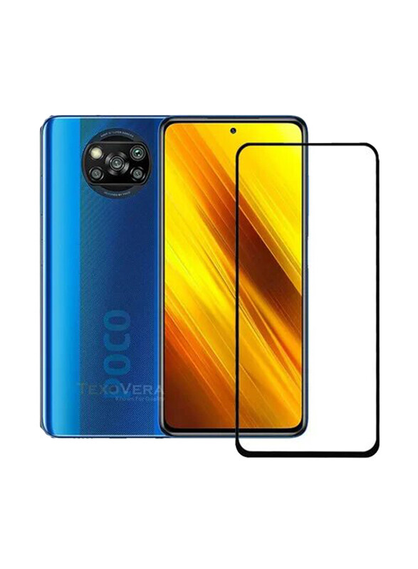 

Generic Xiaomi Poco X3 NFC Protective 5D Full Glass Screen protector, Clear