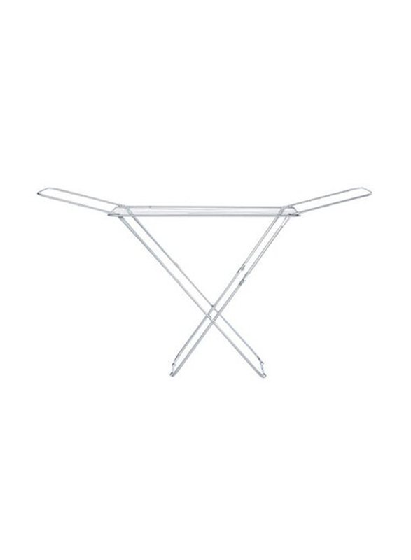 Folding Clothes Drying Rack, Silver