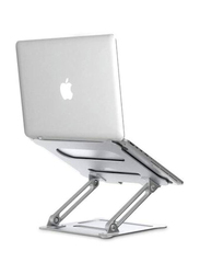 Foldable Aluminium Laptop Stand, Silver