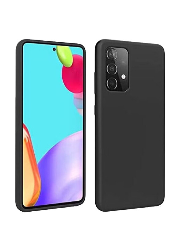 

Generic Samsung Galaxy A52 5g Silicone Mobile Phone Case Cover, Black