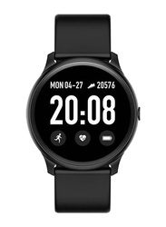 Wownect Fitness Tracker With Body Temperature Smartwatch, Black