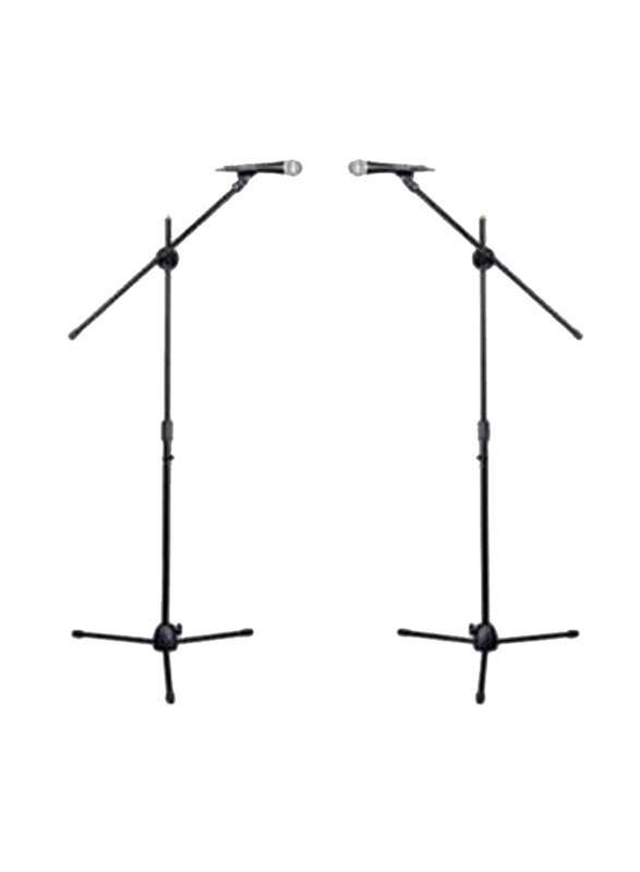 Pyle Adjustable Tripod Microphone Stand, PMKSKT35, Black/Silver