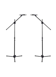 Pyle Adjustable Tripod Microphone Stand, PMKSKT35, Black/Silver