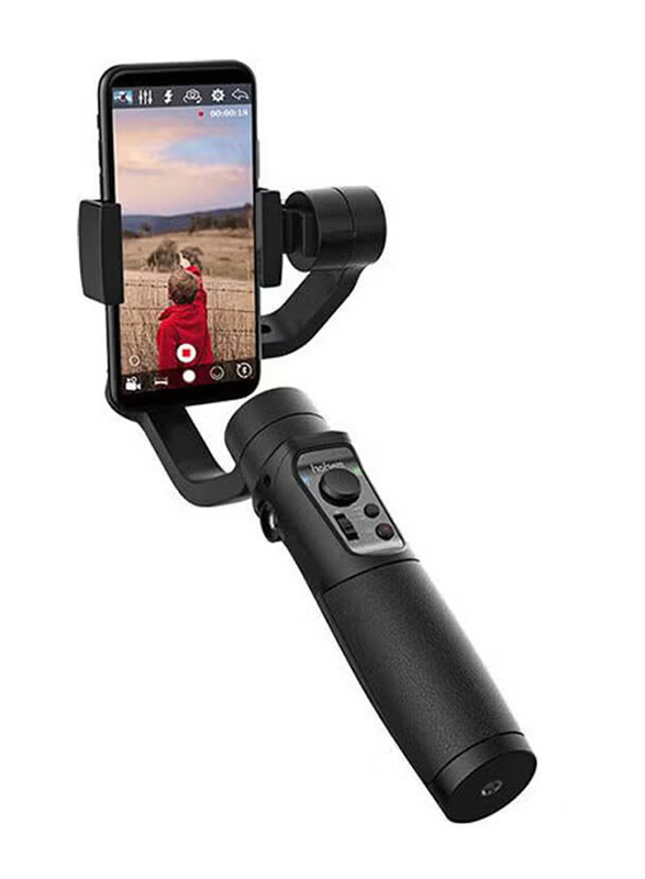 Hohem Isteady Mobile Handheld Gimbal Stabilizer Wireless Control Vertical Shooting Panorama Mode, Black