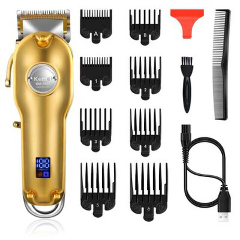 

Kemei Professional Hair Clippers Hair Trimmer, Gold