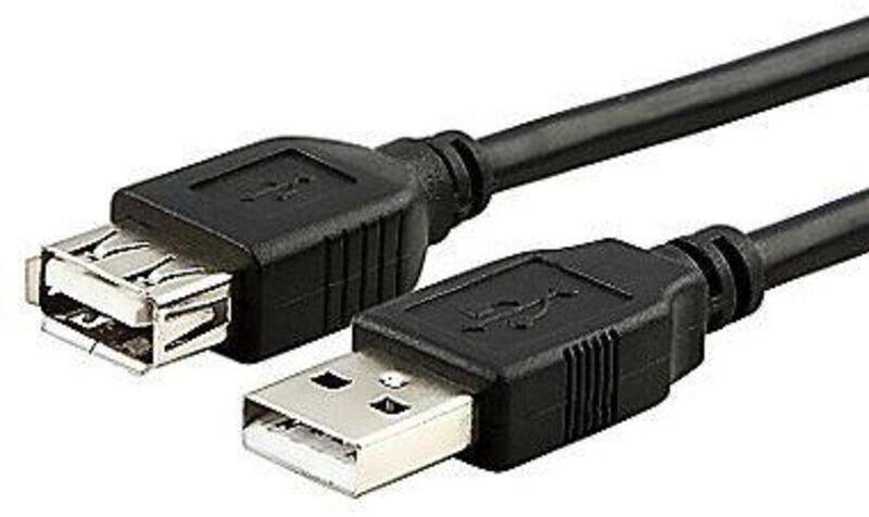 USB Male To Female Extension Cable 5 meter Black