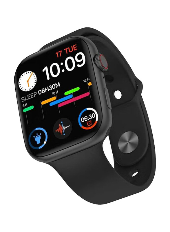 FK88 Bluetooth Call Heart Rate Monitor Smartwatch, Black