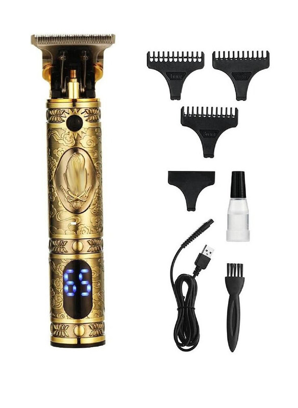 

Rabos Wireless Rechargeable LCD Display Beard Electric Shaver for Men, Multicolour