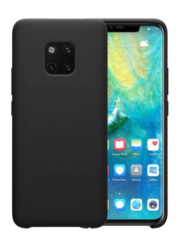 Huawei Mate 20 Pro Protective Soft Silicone Mobile Phone Case Cover, Black