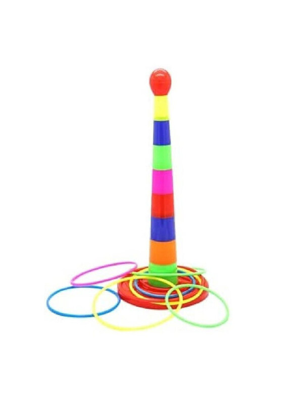 

XiuWoo Carnival Ring Toss Quoits Target Game, Multicolour, Ages 3+