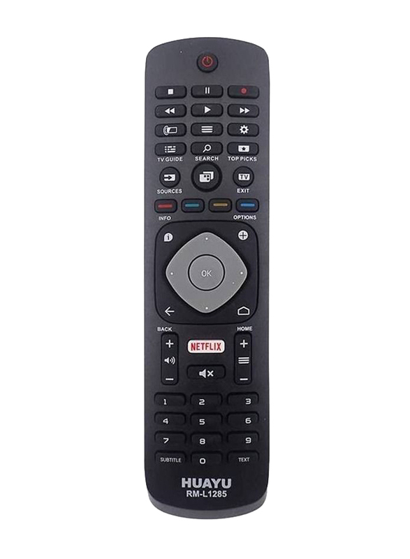 Huayu Remote Control For Phillips LED/LCD/TVs, Black