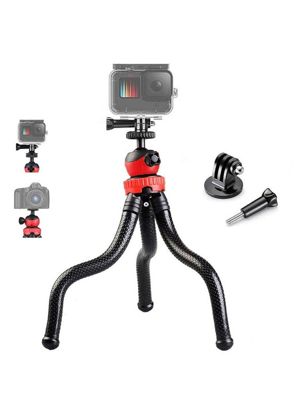 

NA Flexible Tripod Action Camera Tripod Stand, Black