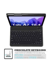 Dux Ducis Leather Stand Detachable Wireless Bluetooth Keyboard Cover Case, Black