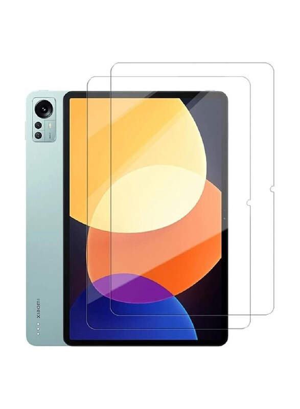 

Generic Xiaomi Pad 5 Pro 12.4" 2022 9H Hardness Scratch Resistant 9H Clear Tempered Glass Screen Protector, 2 Piece, Clear