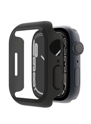 Soft Silicone Protector Case for Apple Watch Series 7 41mm, Black