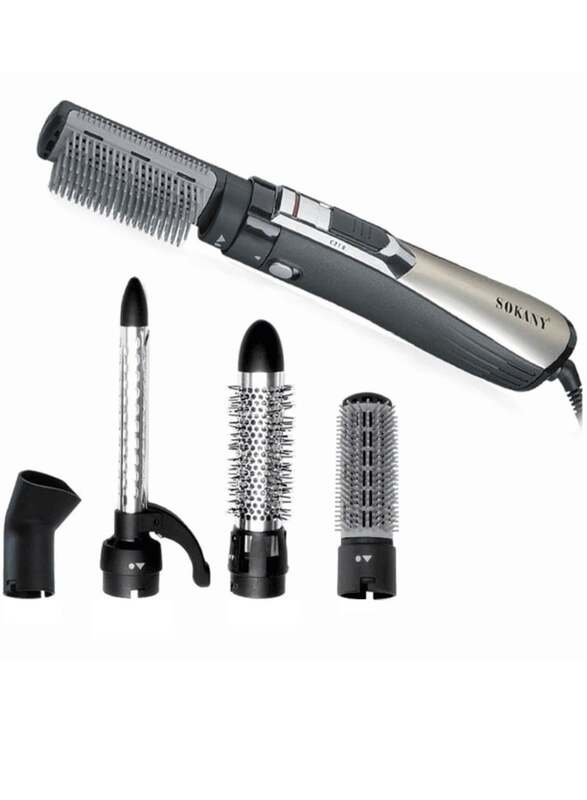 4 in 1 Professional Hot Air Styler Comb For Beautiful Shiny Curls And Waves With 1 Year Warranty